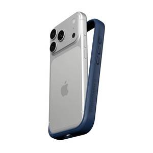 lot 4356 image: RhinoShield Phone Case Compatible with iPhone 17 Pro  Mod NX - Modular Protective Bumper Case Without Backplate, Slim Design, Shockproof with Military Grade Drop Protection - Navy Blue