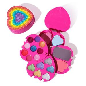 lot 4362 image: Mebtmel Heart Shape for Kids Makeup Kit, Real, Non Toxic, Washable Make Up for Girls Kids