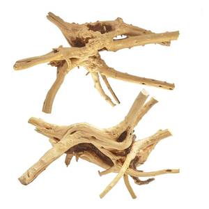 lot 5351 image: Jorewood Natural Large Spiderwood Driftwood for Aquarium Decor Rptile Fish Tank Decoration Assort Branch 11-14 2 Pcs