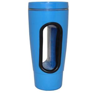 lot 6349 image: Rehabilitation Advantage Hand In Mug Adaptive Drinking Cup Blue,16 ounces