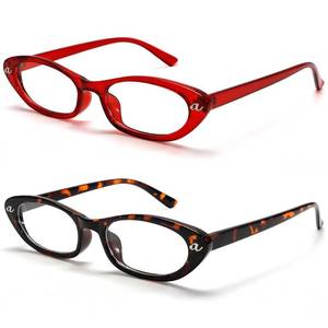 lot 6371 image: BOTEN Cat Eye Blue Light Blocking Glasses for Women Men Small Oval Eyeglasses Anti Glare Nerd Eyewear