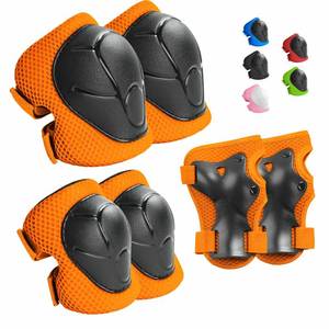 lot 6394 image: Wemfg Kids Protective Gear Set Knee Pads for Kids 3-8 Years Toddler Knee and Elbow Pads with Wrist Guards 3 in 1 for Skating Cycling Bike Rollerblading Scooter
