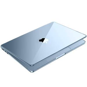 lot 6398 image: Soonjet for MacBook Air 15 inch Case M4 M3 M2 2025 2024 2023 100% Ultra Clear Outshine Bare Beauty Hard Shell Laptop Cover A3241 A3114 A2941 - Crystal Clear