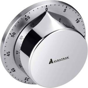 lot 6406 image: Kitchen Timers for Cooking, Chef Cooking Timer Clock with Loud Alarm - Magnetic Backing 100% Mechanical Desk Timer - No Batteries Required, Countdown Reminder Magnetic - Exquisite Stainless Steel Body
