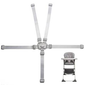 lot 6453 image: High Chair Straps Replacement Compatible with Graco - 5 Point Harness Straps for High Chair, Straps Length Adjustable Highchair Strap, Easy to Install Straps Belt, High Chair Accessories