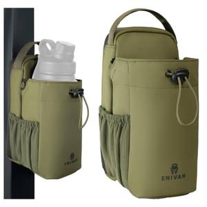 lot 6475 image: ENIVAN Magnetic Gym Bag for Men and Women �� Water Bottle Holder, Magnetic Attachment, Phone & Key Pocket, Crossbody Pouch �� Compact Workout Bag for Travel, Sports, Work, Fitness