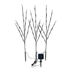 lot 8004 image: Uonlytech 60 LEDs Solar Powered Artificial Branch Lights Twig Lights Lighted Willow Branch for Christmas Thanksgiving Home Party Decoration (White Light)