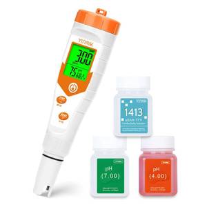lot 8012 image: pH Meter for Hydroponics PPM EC Meter for Plant Nutrients Simultaneous Measurement of pH Conductivity TDS Temperature for Reservoir Tank Water DWC Aeroponic Garden Indoor Outdoor Growing