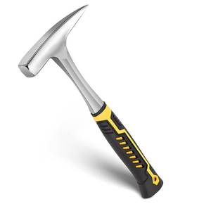 lot 8015 image: SLNIHAMS Tinners Hammer, 18oz Sheet Metal Hammer Tools, Hvac Tool Tinners Hammer with Forged Steel Construction and Shock Reduction Grip, Sheet Metal Hammers, Welding and Chipping Hammer