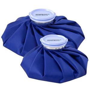lot 8032 image: ASNPROTE Reusable Ice Pack Ice Bags for Injuries Hot Water Bottle Hot Water Bag Refillable Ice Packs Reusable for Injuries,Pain Relief,Hot Cold Compress,Knee,Wrist,Foot,Face,Tendinities,2Packs(6��&9��)