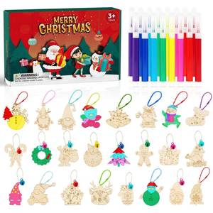 lot 8447 image: Craft Advent Calendar 2025 Kids, Christmas Countdown Diy Arts, Gnomes Ornaments, Handmade Decorations Advent Calendar, Party Favor, Class Gifts