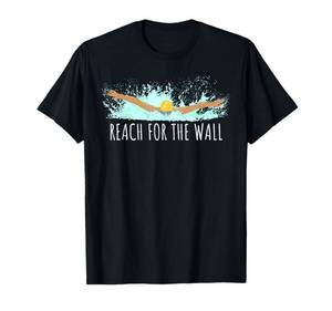 lot 8473 image: Funny Swimming Swim Team Gift for a Swimmer Quote Saying T-Shirt (Blue)