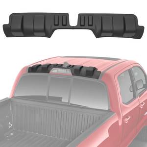 lot 9474 image: Titibett Truck Roof Spoiler Compatible with 2016-2023 Toyota Tacoma Rear Roof Protector Wing Fits for Tacoma Accessories Roof Mat Third Brake Light