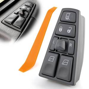 lot 10336 image: Turvysen Power Window Switch Driver Side Compatible with Volvo VAH 2011-2015, VHD 2004-2015, VT 2004-2014, VNL 2004-2017, Window Control Switch Replaces 20752918 21354601 21277587 21543897
