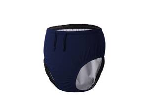 lot 10339 image: EEOST Adult Reusable Swim Diapers Special Needs Swimwear for Incontinence Cloth Diaper Covers Waterproof,Leakproof, Unisex (Navy, S)