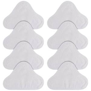 lot 10344 image: Sgizoku Microfiber Steam Mop Pad Replacement Compatible with H2O H20 Mop X5 Steam Steam Cleaners Washable & Reusable - 8 Pack
