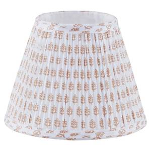 lot 11633 image: Uno Lamp Shade,Drum Pleated Lamp Shades 5 Top x 9 Bottom x 7 Slant Height,Barrel Small Replacement Lampshade (Uno Fitter), Fabric Lampshades Table lamp Shades Bottle Lamp Shade,1 Pack(Brown Floral)