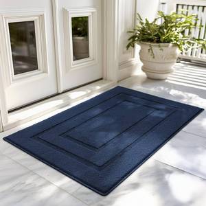 lot 11661 image: GRANNY SAYS Front Door Mat Outside Entrance, Welcome Matt Indoor Non-Slip, Door Mats for Outdoor, Entryway Front Porch Matt Low Profile Resist Dirt Easy to Clean, 36 x 24, Deep Blue