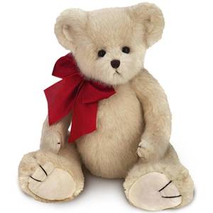 lot 12068 image: Bearington Rascal, 18 Inch White Teddy Bear Stuffed Animal, Makes a Great Gift for Birthday, Anniversary, Holiday, or Graduation - Stuffed Bear Animal Toy