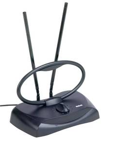 lot 12075 image: RCA ANT121Z Durable Passive Indoor Antenna Black