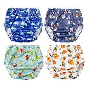 lot 12106 image: BISENKID Waterproof Swim Diaper Cover for Plastic Training Pants for Toddlers Good Elastic Rubber Swim Diaper Cover for Plastic Training Pants Boy 4t