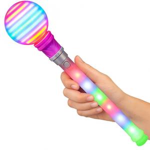 lot 13711 image: ArtCreativity Light Up Wand for Kids, 14-Inch LED Spinning Toy Wand with Batteries Included, Fun Light Up Wand Toy for Boys and Girls, Perfect Party Favor, Birthday