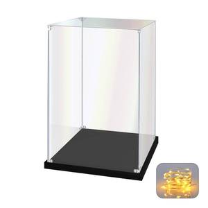lot 13712 image: Acrylic Display Case for Collectibles Assemble Clear Acrylic Display Box for Lego Alternative Glass Case for Display Figures Doll Toys Home Storage(8x8x12 inch, 20x20x30 cm)