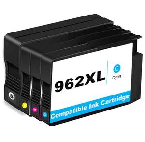 lot 14085 image: 962XL Ink Cartridges Combo Pack Replacement for HP 962 XL 4 Pack Fit for 9015e 9010 9015 9025e 9020 9018e 9018 9025 9012e 9010e 9012 9020e 9019 Printers (Black Cyan Magenta Yellow HP962 HP962XL)