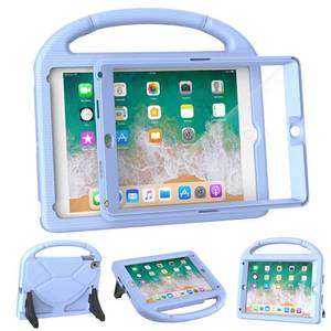 lot 14101 image: YIHE Shockproof Kids Case for iPad 6th5th Generation (9.7 inch, 20182017), iPad Air 21 & Pro 9.7  Durable Protective Cover with Built-in Screen Protector & Stable Stand, Light Blue