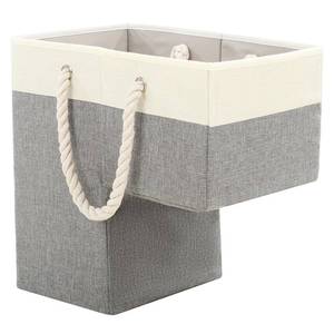 lot 15323 image: 1 Pc Stair Basket for Stairs with Handle, Staircase Baskets for Carpeted and Wooden Stair,16 Step Storage Laundry basket for Stairs, Toys, Clothes, Books, Tools, Magazine, with Hard Board, Anti-slip