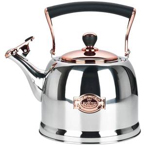 lot 15334 image: Tea Kettle Stainless Steel Teapot, Stainless Steel Teakettle for Stove Top with Heat Proof Ergonomic Handle 3.0 Quart