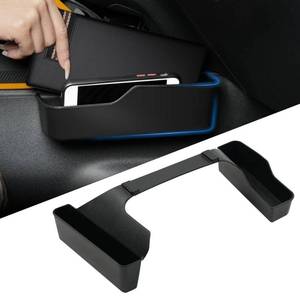 lot 15343 image: LitMiRaCle Center Console Gear Shift Organizer Tray Compatible with Ford Bronco 2021 2022 2023 24 Door, Center Console Gear Side Storage Box in Matte Black, Interior Accessories