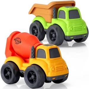 lot 16446 image: UOYLEYVN Toddler Toys for 2 Year Old Boy, Dump Truck Toys and Mixer Cement, BPA Free, Phthalates Free, PVC, Outdoor Toys for Toddlers 2-3, Ideal Toy Cars for 2 3 4 Year Old Boy Christmas Birthday Gift