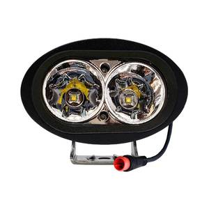 lot 16452 image: OZ-USA E-Bike 8W LED Headlight 2-Pin Julet Plug �� Compatible with Lectric, Velotric, Aventon, and Juiced E-Bikes