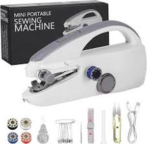 lot 2364 image: Handheld Mini Sewing Machine with USB Power