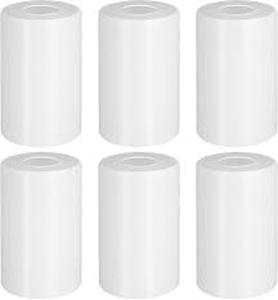 lot 13693 image: Frosted glass lamp shadesfor light fixture (6 pack)