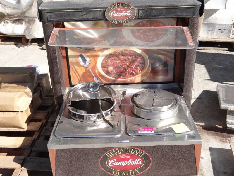 lot 5606 image: Campbells 2 Soup Warmers and Serving Stations