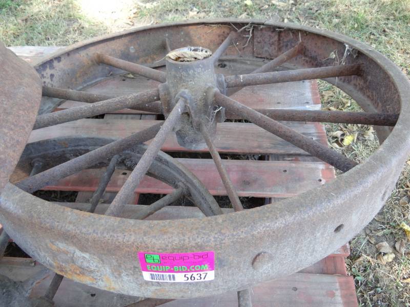 lot 5637 image: 30 Antique Wheel