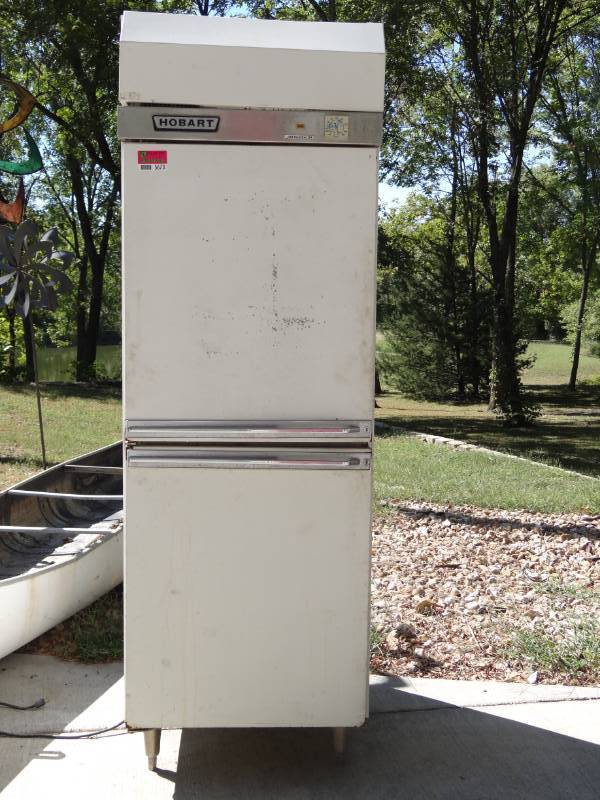 lot 5673 image: Hobart Double Door Refrigerator Model #