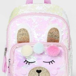 lot 10042 image: Cat & Jack Sequin Llama Backpack - Retail $16