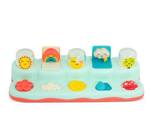 lot 10044 image: B. toys Pop-Up Interactive Baby Toy - Retail $21