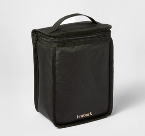 lot 10056 image: Embark Black Upright Lunch Bag - Retail $5