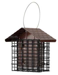 lot 10074 image: More Birds 2 Cake Suet Feeder with Weather Guard - Retail $27