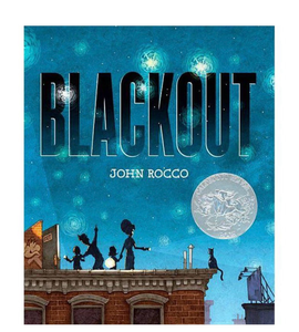 lot 10089 image: Blackout by John Rocco - Caldecott Honor Book - Retail $19