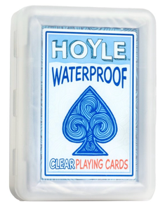 lot 10090 image: Hoyle Waterproof Clear Playing Cards - Retail $7