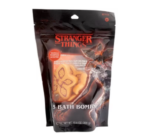 lot 10092 image: Stranger Things Vanilla Pumpkin Bath Bombs Set - Retail $12
