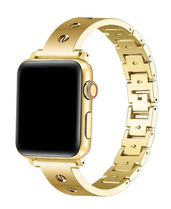lot 10095 image: Gold Bangle Band for Apple Watch - Retail $24