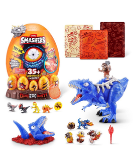 lot 10118 image: Smashers Dino Egg Hunt Surprise Playset - Retail $33
