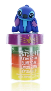 lot 10121 image: Disney Stitch Stretchy Slime Soap with Figure Topper - Retail $12