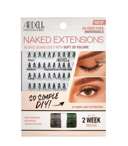 lot 10139 image: Ardell Naked Knot-Free Individual Lash Extensions Kit - Retail $10